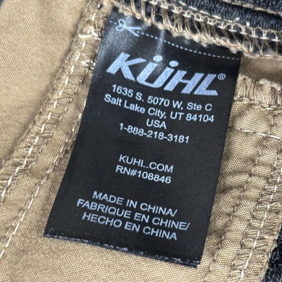 Kuhl Pants Mens 32x32 Khaki Hiking Work Stretch Vented Outdoor Style 5098 - Picture 7 of 15